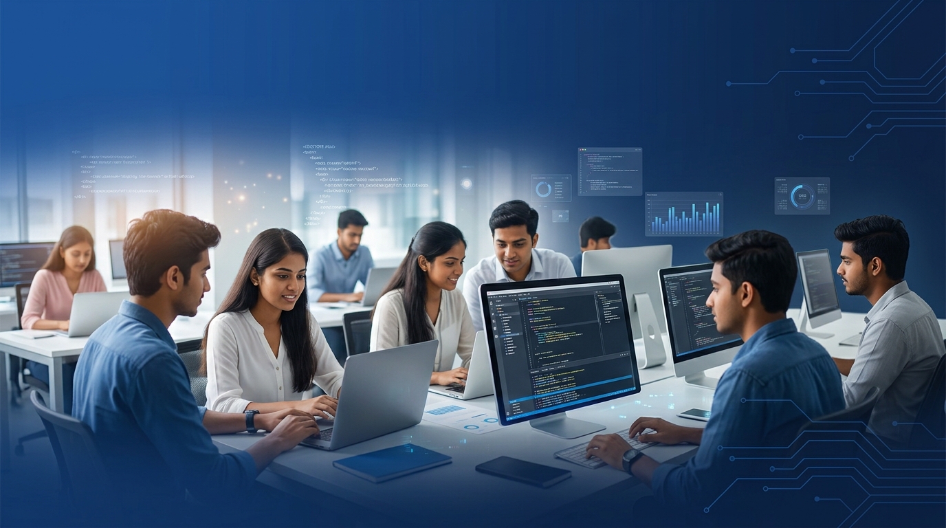 Uddan Computer Education Center — Students Learning